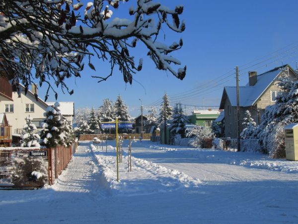 Zimową porą na naszym osiedlu