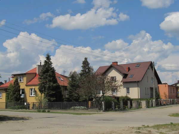 Skrzyżowanie ulic Słonecznej z Topolową