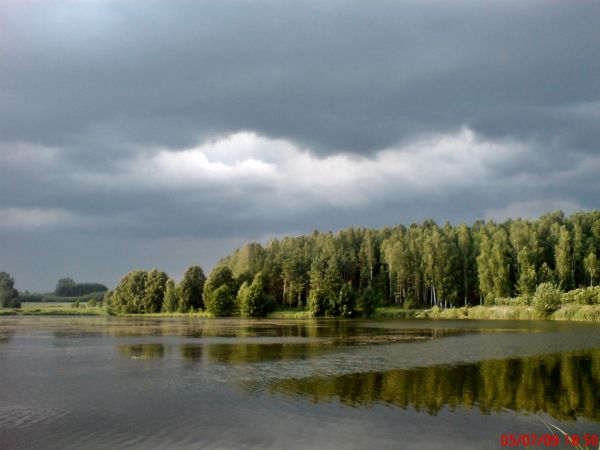 Śladkow Mały przed burzą-czy może być piękniejszy obrazek ?