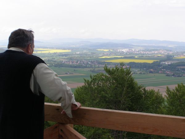 Mielnik. Panorama Krosnowic i Kłodzka. Widok z wieży.