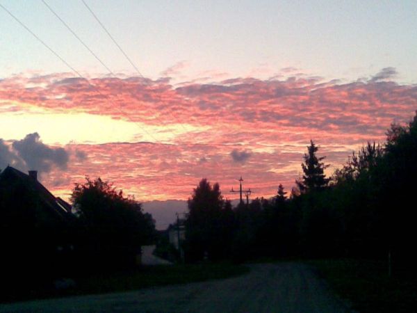 Zachody słońca w Baninie bywają widowiskowe