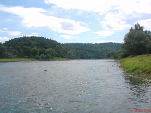 Rzeka San w Dubiecku