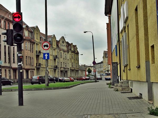 Jedna z wielu ulic Budgoszczy