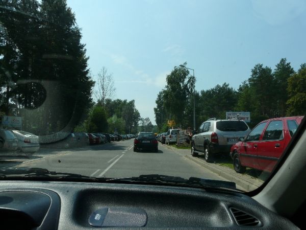 W upalne weekendy bywa tu..........ciasno i tłoczno !!!!