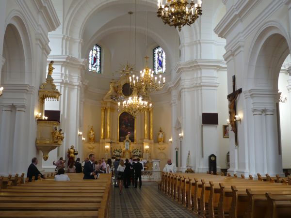 Ogólny widok kościoła p.w.Wniebowzięcia NMP.