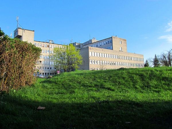 Szpital im. Św. Jana w Starogardzie Gdańskim - widok z ulicy Ściegiennego