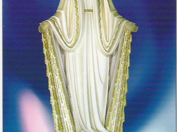 ze zbiorów prywatnych: ze świętych obrazków sławiących miejsce czci i kultu.