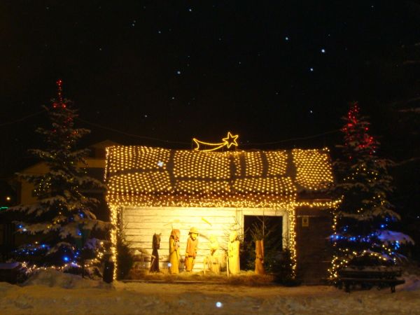 Szopka w centrum Długosiodła
