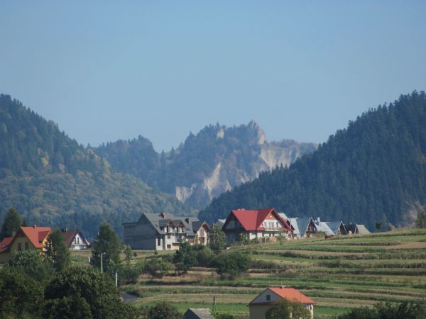 TRZY KORONY  WIDOK ZE SROMOWIEC WYŻNYCH