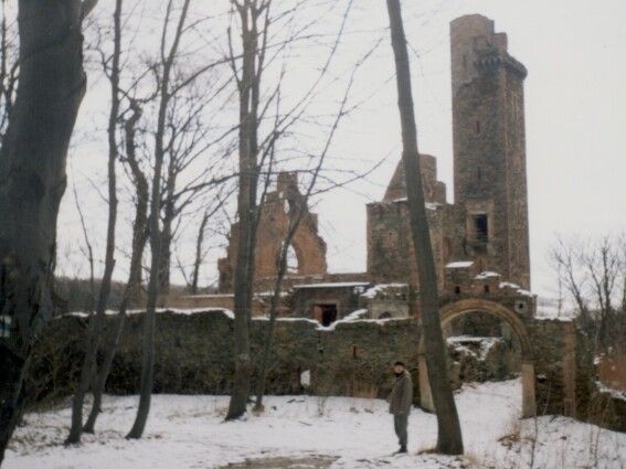 Ruiny zamku Rajsko w Zapuście