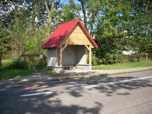 Nowo wybudowany przystanek PKS na ul. Bytowskiej