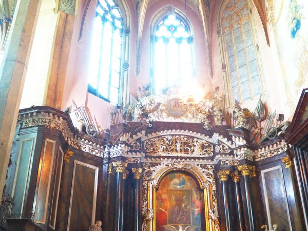 Katedra Świdnicka - n/z kaplica Matki Boskiej Częstochowskiej.