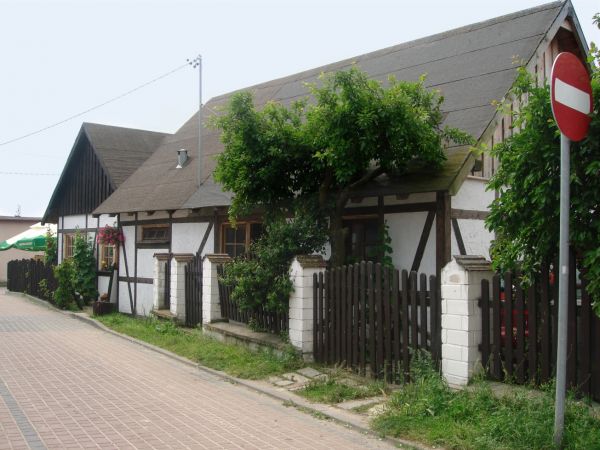 Domy dawniejszej osady rybackiej