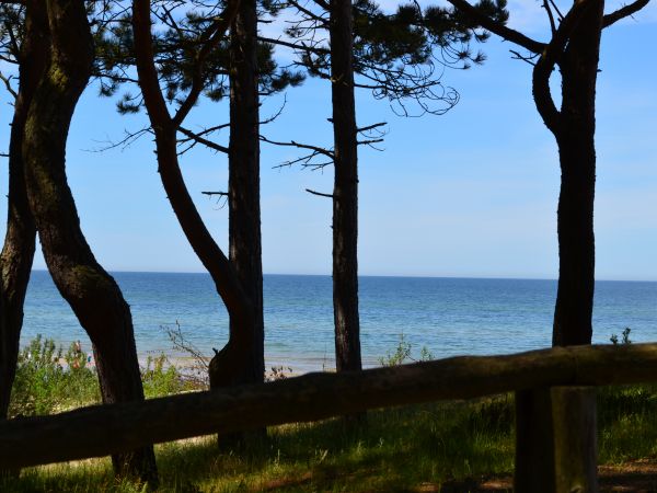 Widok na plażę w OSTROWIE k/ Karwi