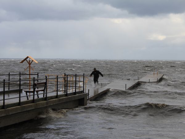 Sztorm w Rewie 14.10.2009