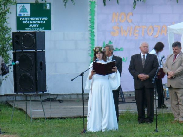 Otwarcie festynu Nocy Świętojańskiej ( noc Kupały ) w Białej Wielkiej