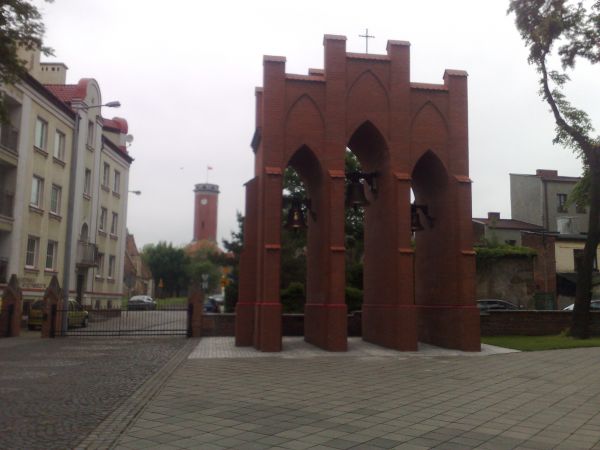 Dzwonnica w Kościele farnym  Podwyższenia Świętego Krzyża