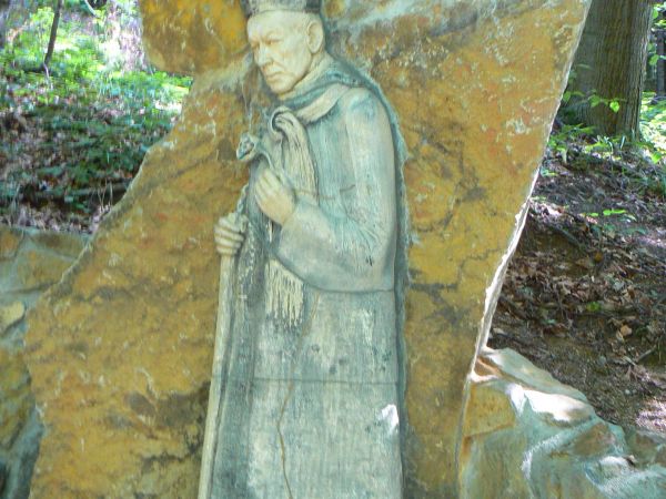 KOMAŃCZA-MIEJSCE INTERNOWANIA KARDYNAŁA WYSZYNSKIEGO 55/56r.