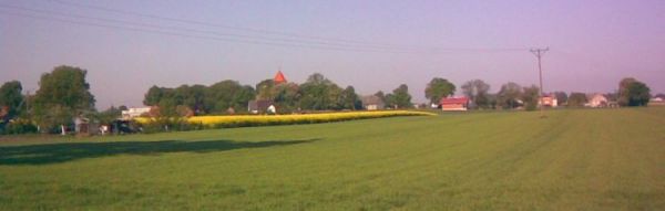 Widok na kościół.