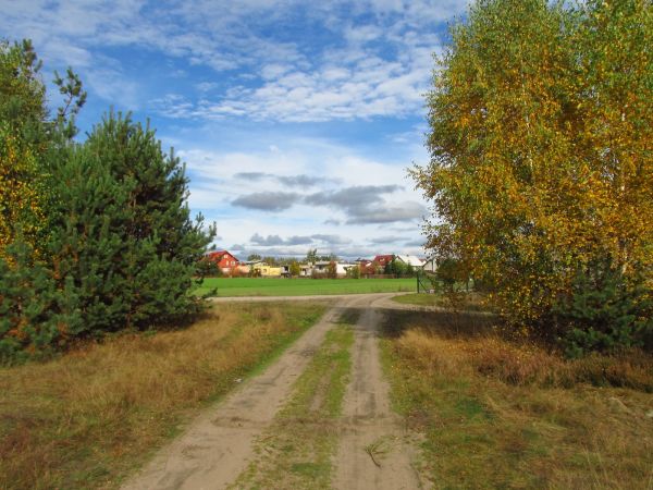 Skrót z ulicy Jarzębinowej do ulicy Wiśniowej