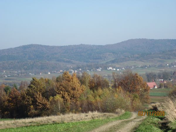Złota polska jesień w krajobrazie