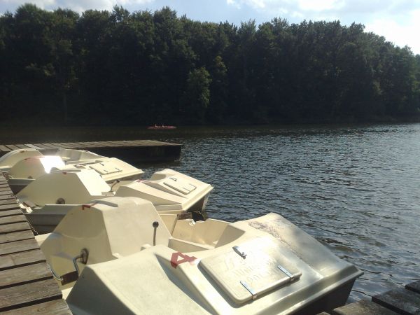 Zalew na rzece Mroga