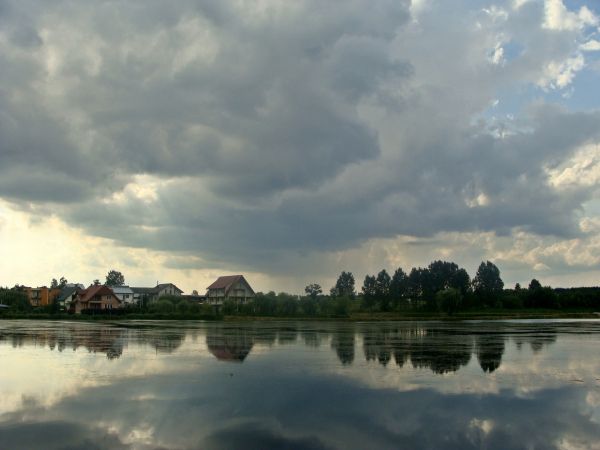 Śladków Mały za wielką wodą :)