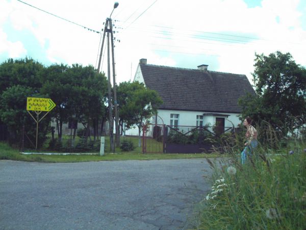 Przedwojenne zabudowania przy ul. Mostowej.