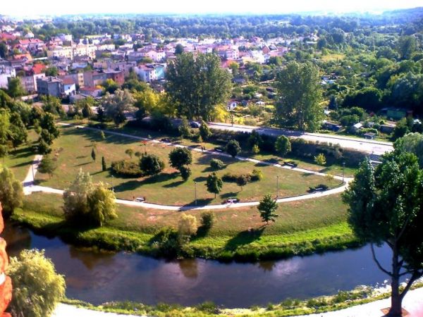Fot.:Bożena Chmielewska. Widok z wieży zamkowej.