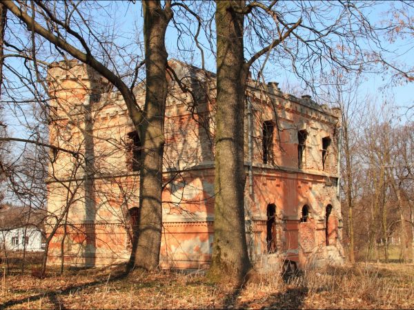 Pałacyk z początku XIX wieku  projektu architekta Chrystiana Piotra Aignera. Należał do Terleckich a następnie do Drohojowskich . Wokół niego duży , zdziczały p