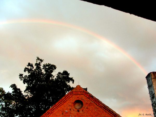 Tęcza nad Toprzynami.