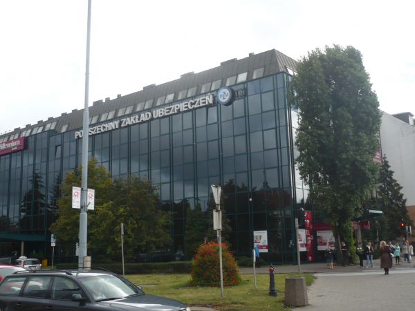 W Gdańsku są obiekty nowoczesne to jeden z nich gmach PZU.