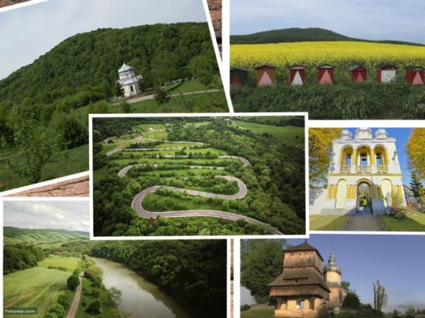 ze zbiorów prywatnych: z materiałów promujących - od góry: cerkiew w Międzybrodziu, dzwonnica cerkiewna w Jurowcach, zespół cerkiewny w m. Dobra Szlachecka i ce