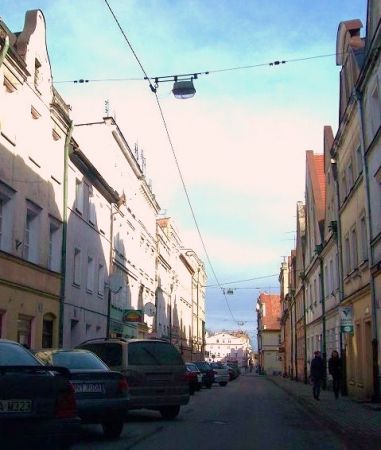 Paczków ul. Narutowicza,mieszcząca się przy Baszcie Kłodzkiej.