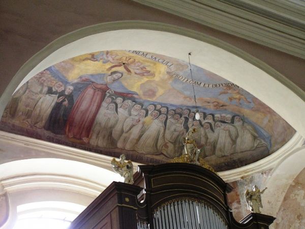 Malowidło nad chórem organowym