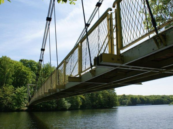 Wiszący most. Wałcz - maj 2010