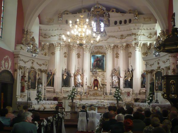 Wielki ołtarz w kościele p.w.Św. Marcina