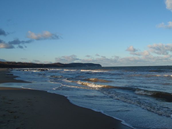 Sopocka plaża zimą