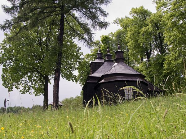 Leluchów. Cerkiew greckokatolicka pw. św. Dymitra .