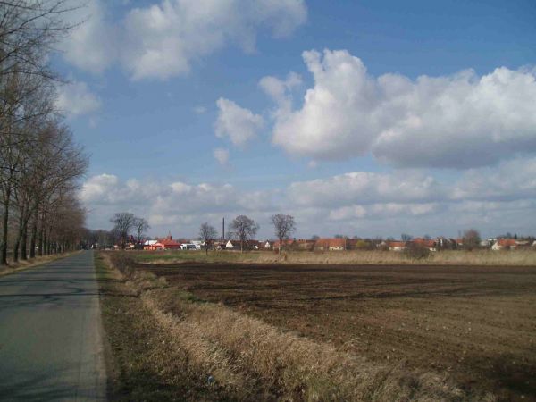 Panorama Łagiewnik widziana od strony Sienic