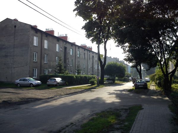 Sosnowiec-Milowice. Ulica Podjazdowa.