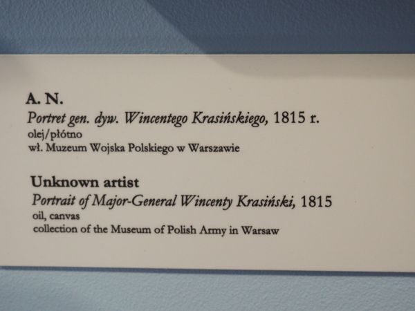 chcąc opisać - czytelnie technicznie - portret ojca Zygmunta Krasińskiego - j/w.