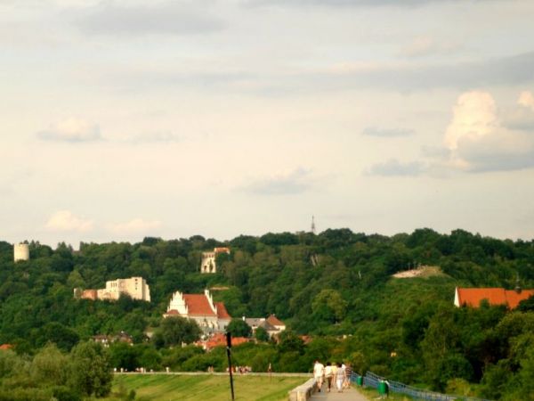 Widok z Nadwislanskiego Bulwaru