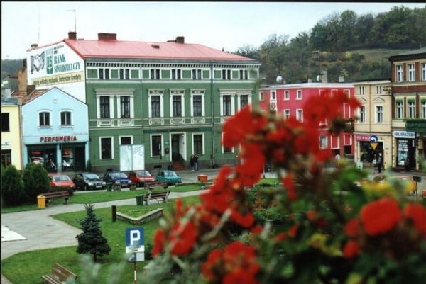 Rynek główny - Bank Spółdzielczy w Koronowie