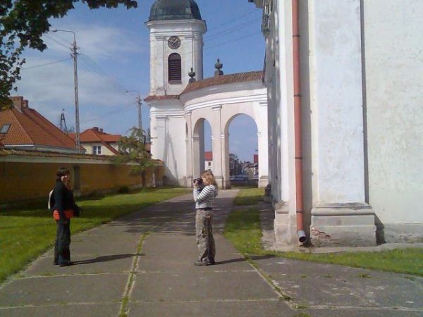 Przy kościele w Tykocinie