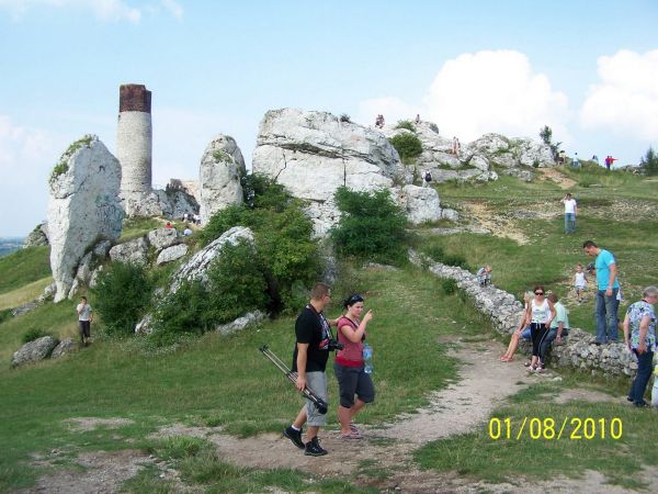 Ruina zamku królewskiego w Olsztynie k.Częstochowy