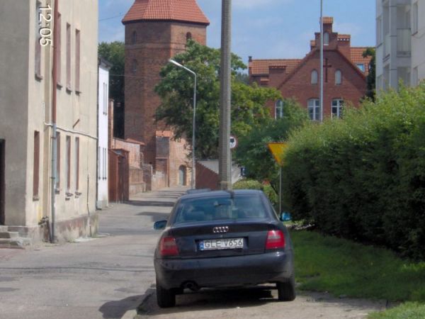 Ulica Findera w głębi Basztowa.