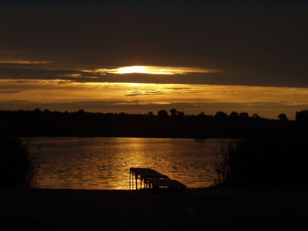 Zachód słońca nad Tryszczyniem.
