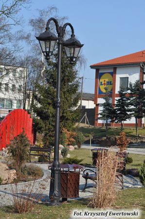 Gryfice, luty 2011 r. Park Miejski -  Ogród Japoński...