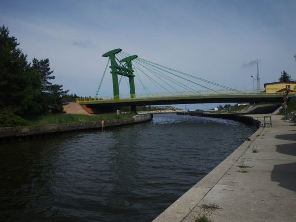 Nowy most w Dźwirzynie